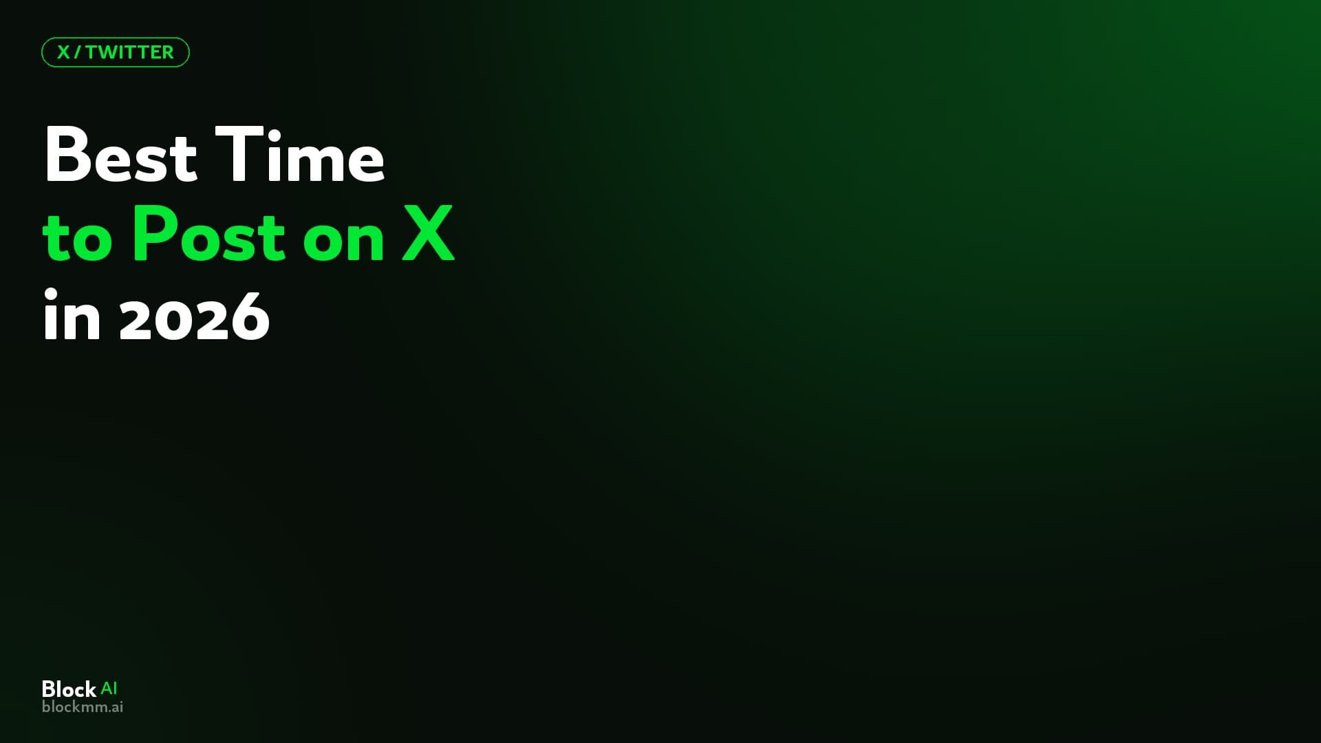 Best Time to Post on X in 2026: Data-Backed Posting Windows