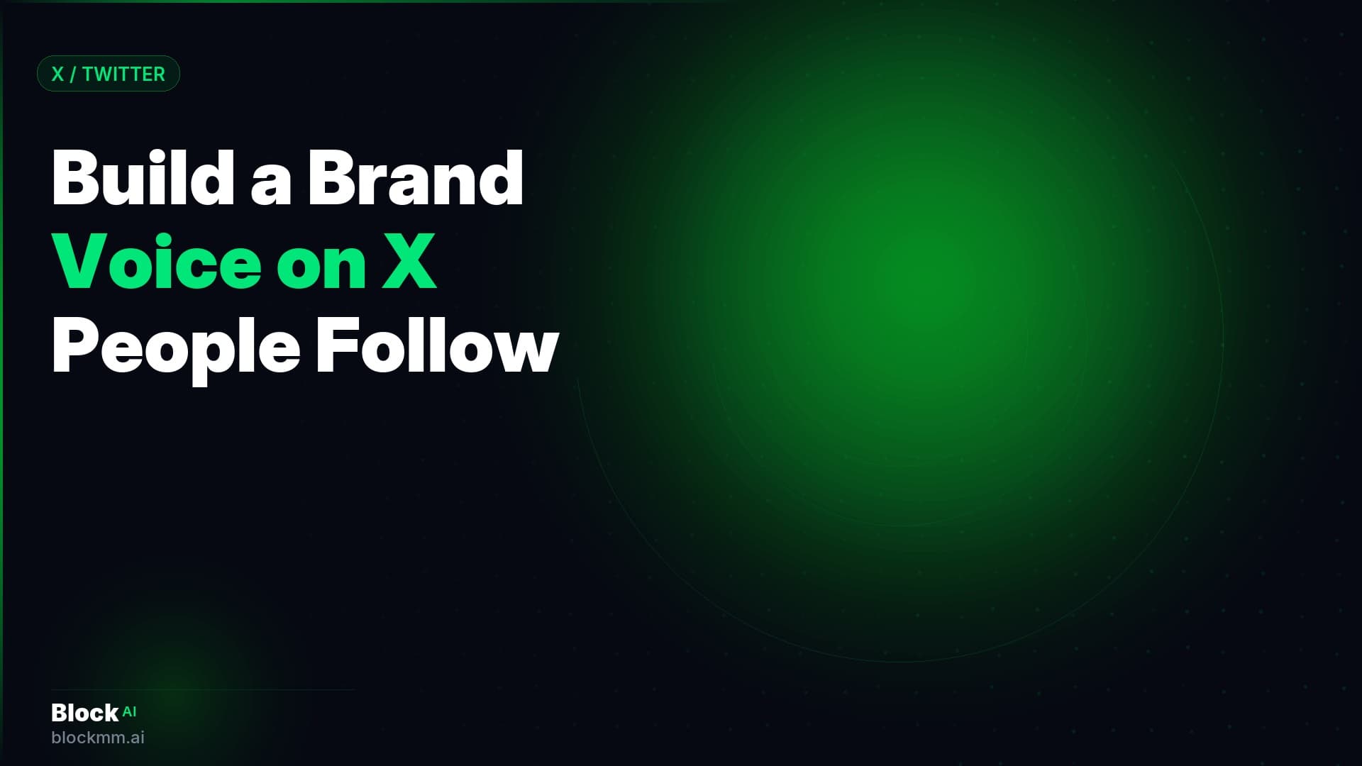 How to Build a Brand Voice on X People Follow