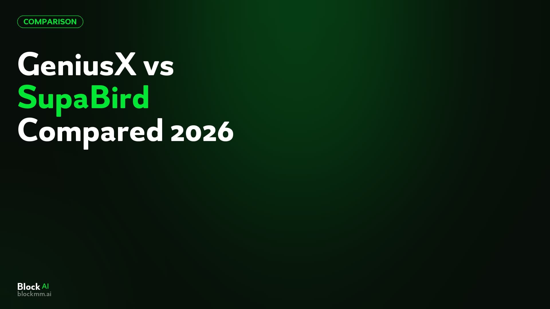 GeniusX vs SupaBird: Which X Growth Tool Is Right for You in 2026?
