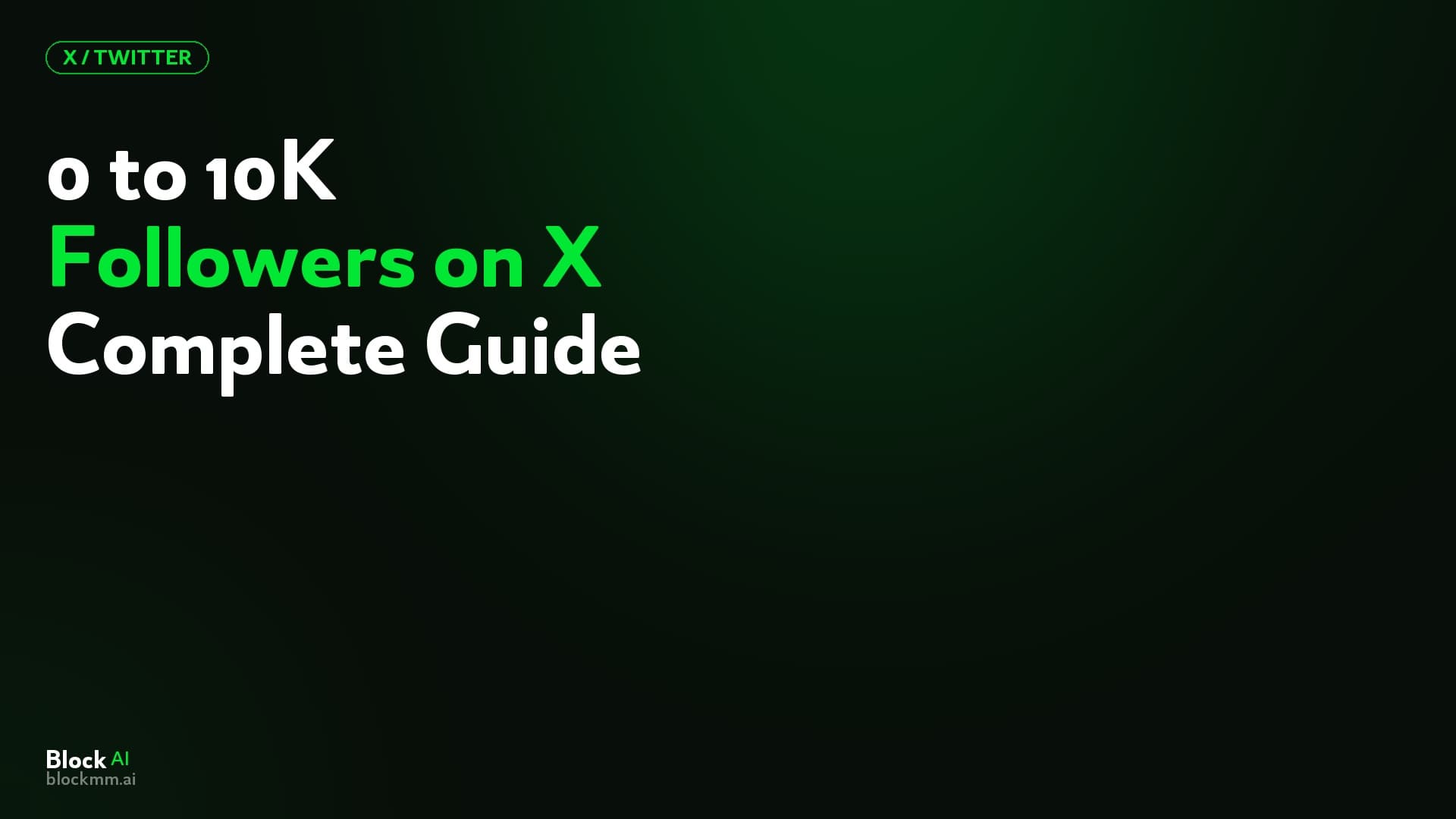 How to Grow Your X Account from 0 to 10K Followers in 2026