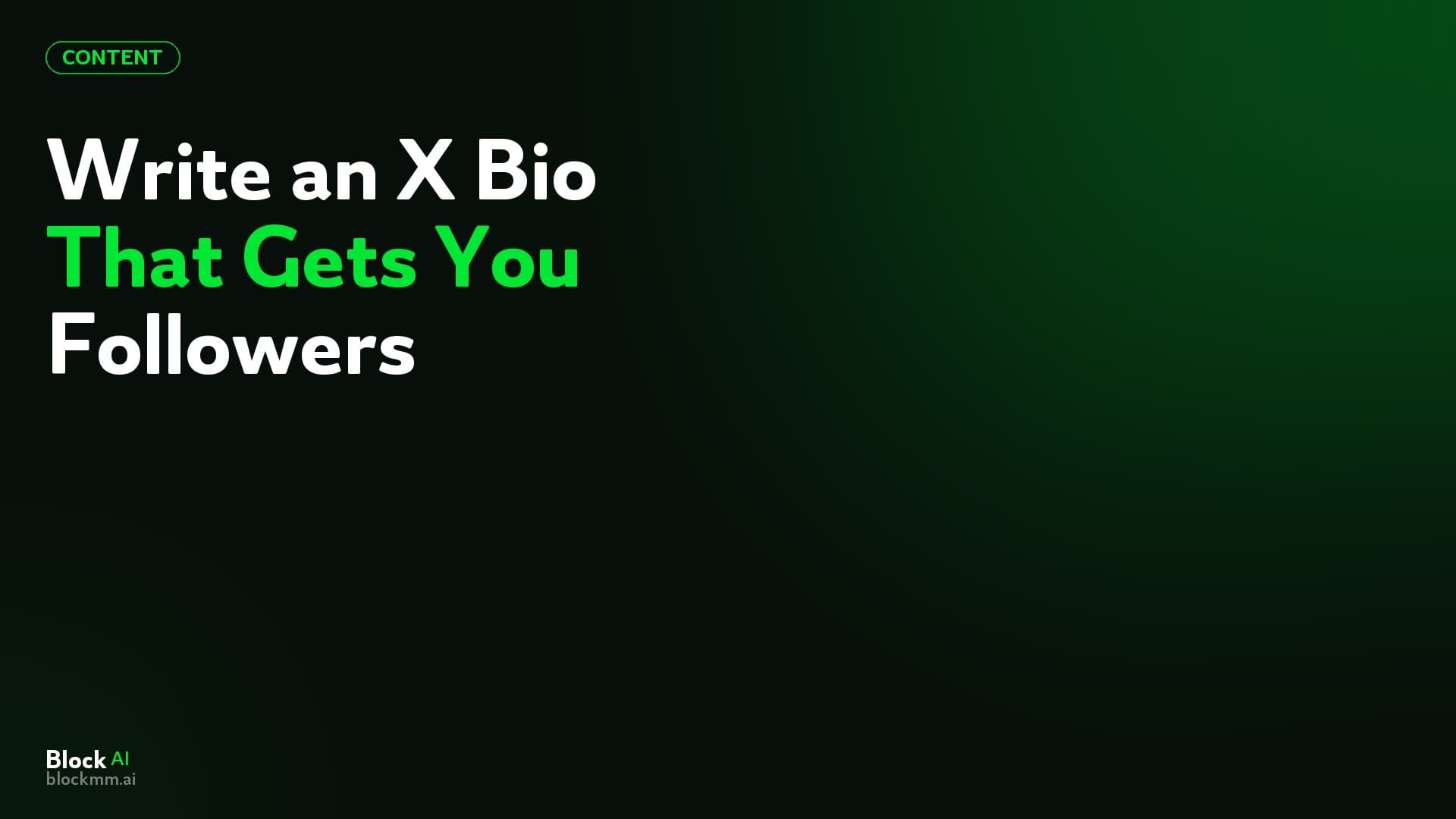 How to Write an X Bio That Gets You Followers in 2026