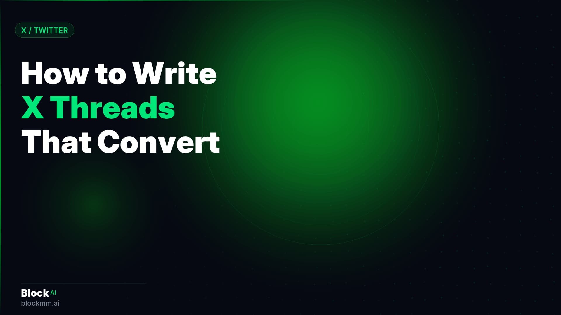 How to Write X Threads That Actually Grow a Crypto Project