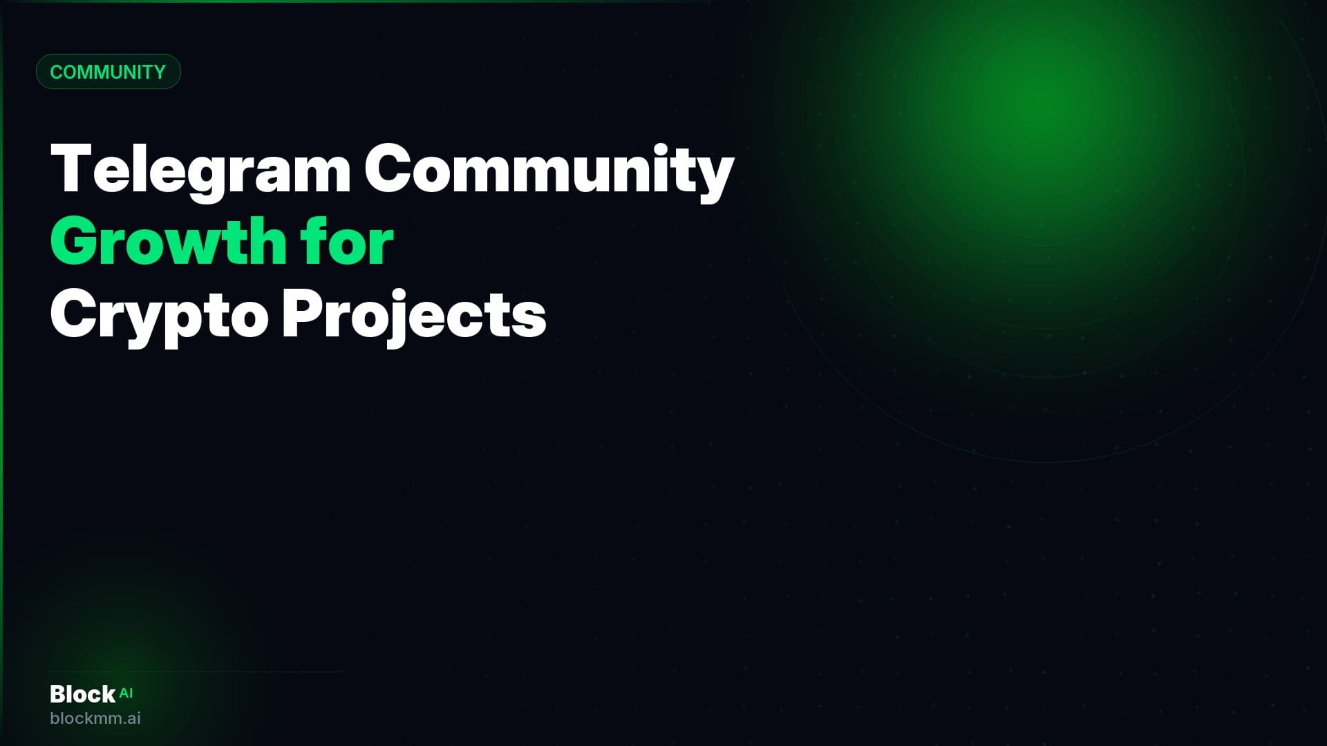 Telegram Community Growth for Crypto Projects
