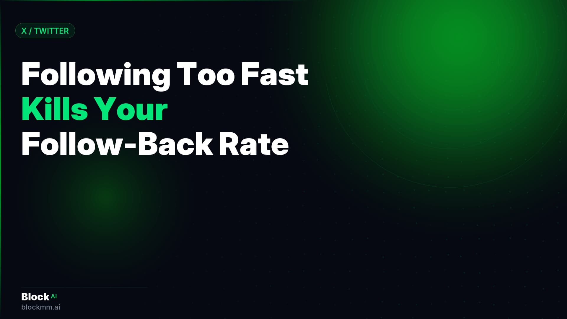 Why Following Too Many X Accounts Too Fast Kills Your Follow-Back Rate