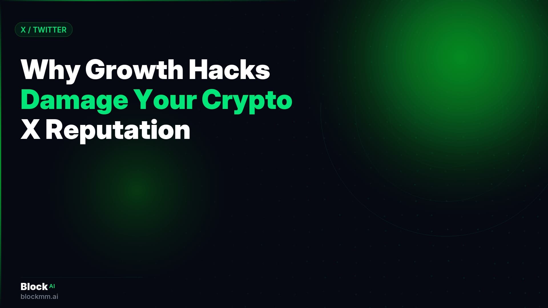 Why Growth Hacks Damage Your Crypto Project's X Reputation (Even When the Numbers Look Fine)