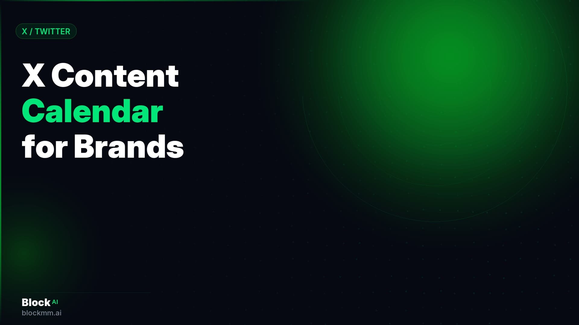 X Content Calendar for Brands: What to Post Every Week to Grow Your Audience