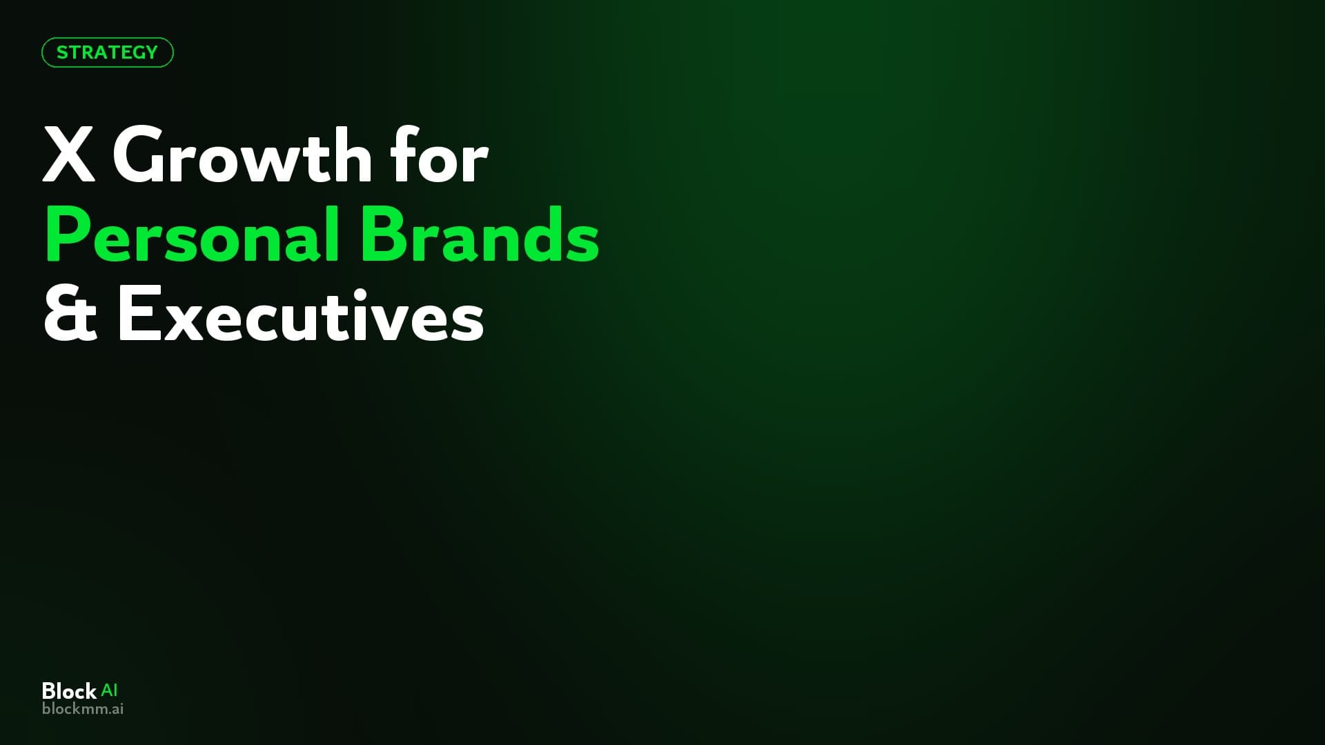 X Growth for Personal Brands and Executives in 2026