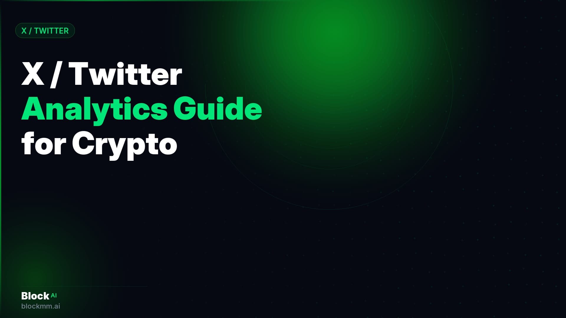 X Analytics Guide for Crypto: Measure What Matters