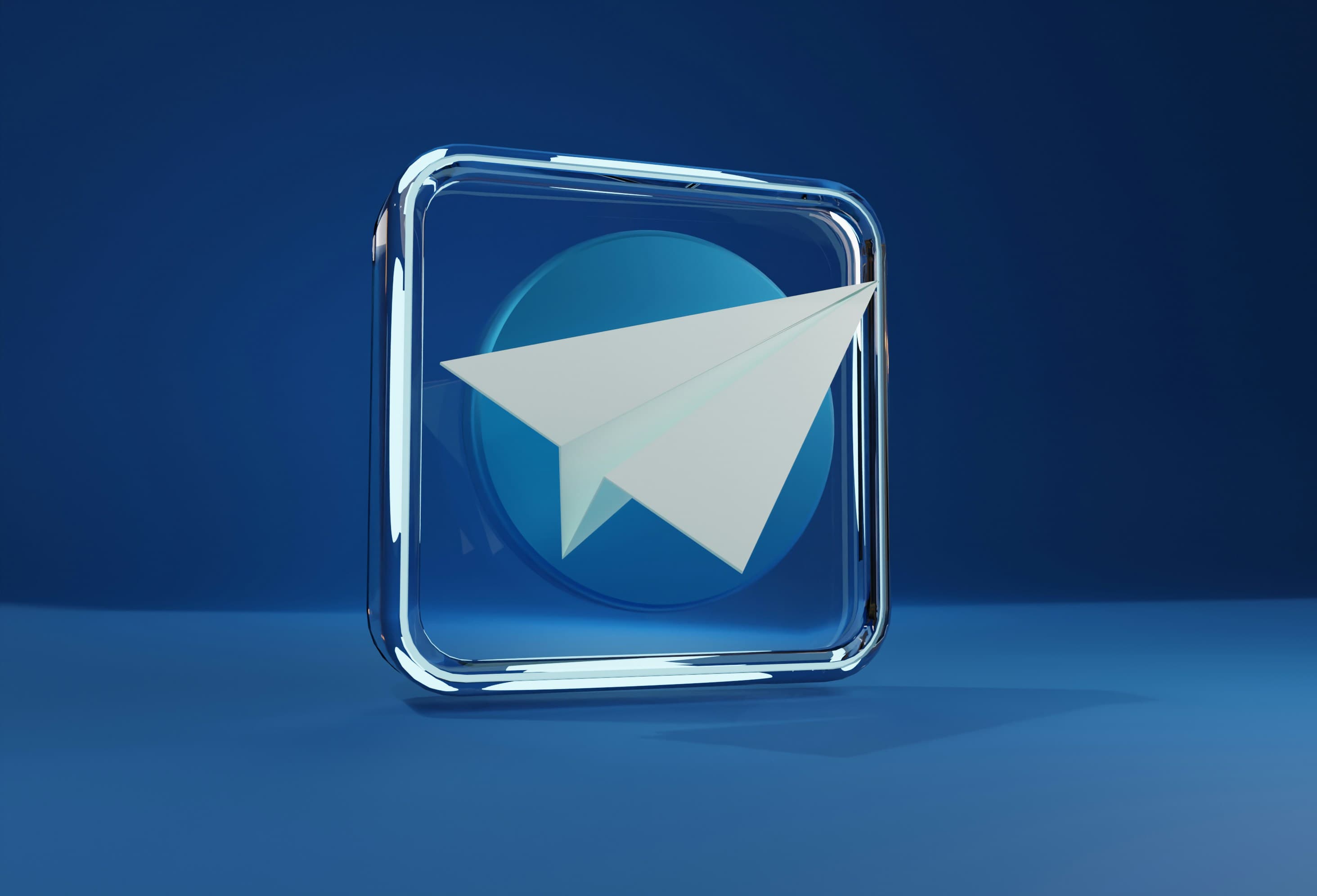 Custom Telegram bot interface showing automated message flows and crypto community management