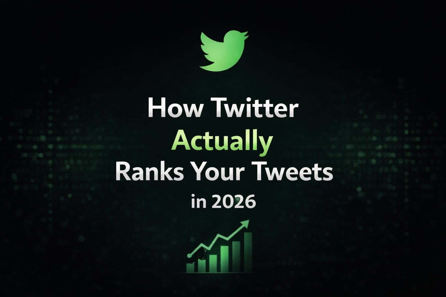 How Twitter Ranks Your Tweets in 2026